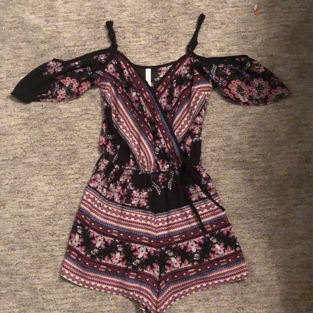 Multi-colored romper